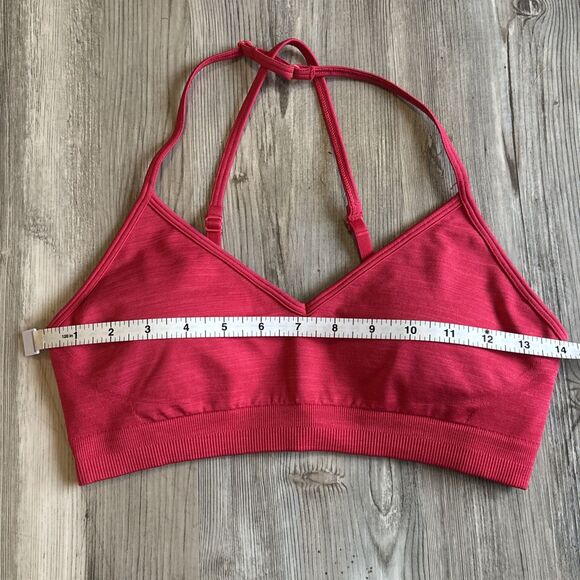 NWOT Women's Best Define 2.0 Seamless Halter Neck Bra in Pink - Size Small - Picture 6 of 12